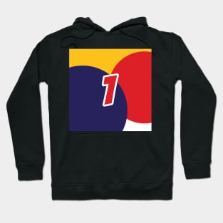 Max Verstappen Coloured Circles - Driver Number Hoodie